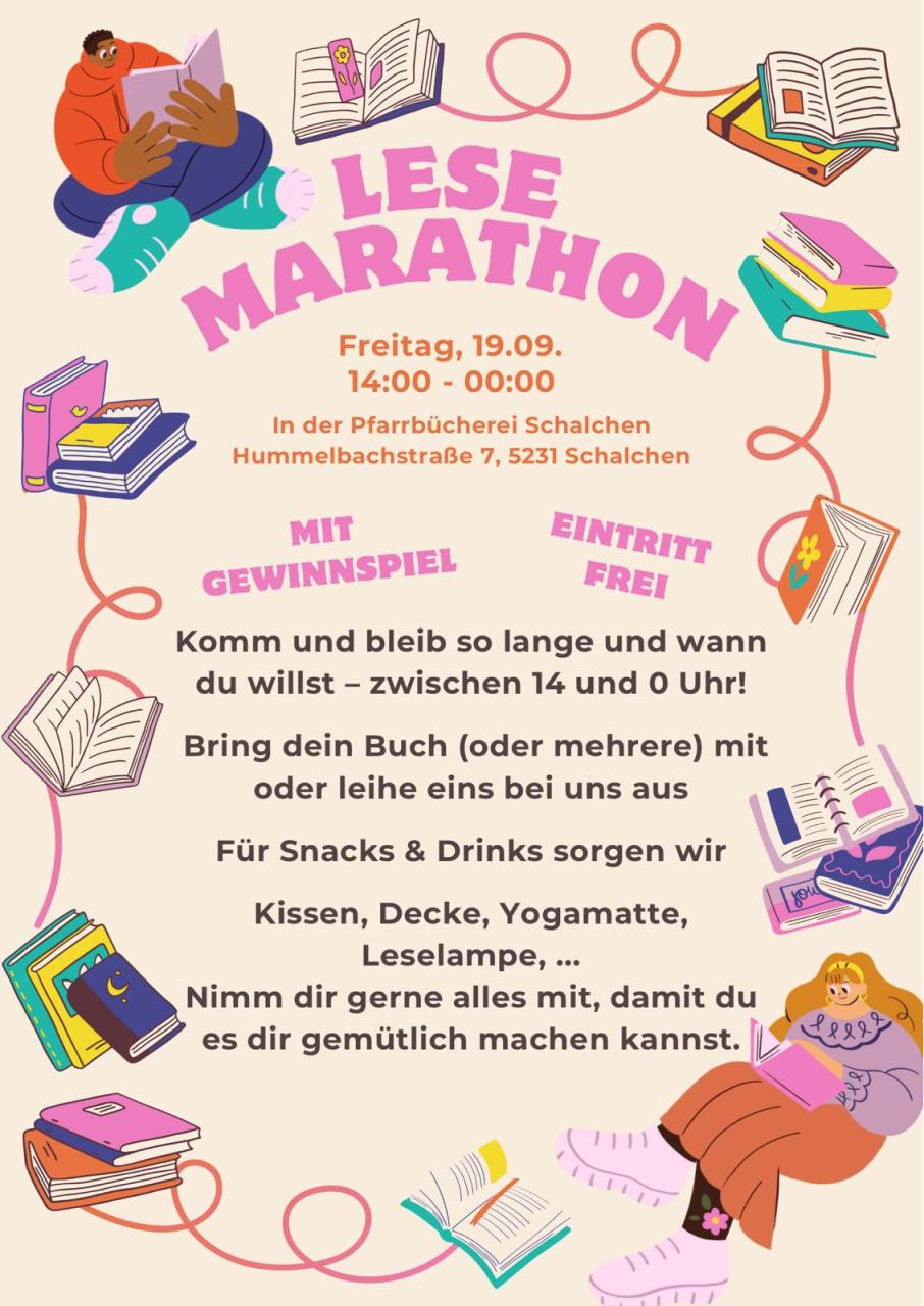 Lesemarathon am 19.09.2025